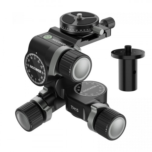 NEEWER TH15/TH16 3-Way Geared Tripod Head