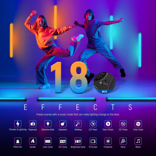 NEEWER TL60 20W RGB Tube Light Stick