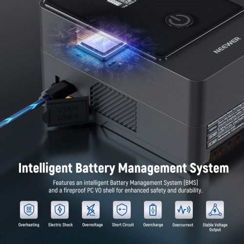 NEEWER V Mount Battery PS099E/PS099F 6800mAh 14.5V 99Wh