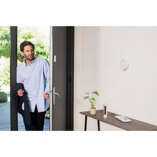 Netatmo Sistema de Alarma con Vídeo Inteligente Cámara Interior + Sirena + Sensores Apertura