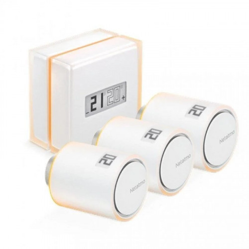 Netatmo Termostato Inteligente + 3 Válvulas