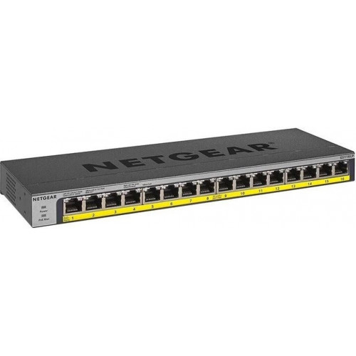 Netgear 16-Port Gigabit PoE Switch (GS116LP)