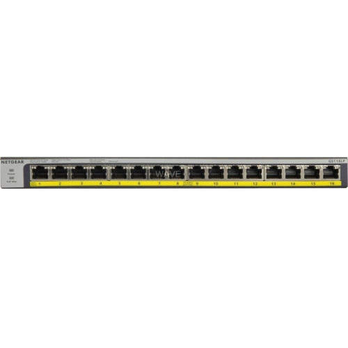 Netgear 16-Port Gigabit PoE Switch (GS116LP)