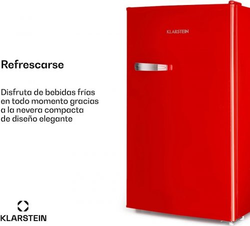 Nevera/congelador Klarstein Beercracker 91L Rojo