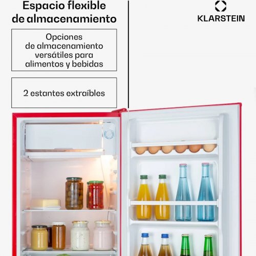 Nevera/congelador Klarstein Beercracker 91L Rojo
