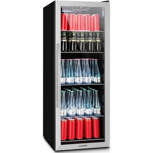 Nevera de bebidas Klarstein Beersafe 5XL 201L 0-10 °C Cristal A Acero inoxidable