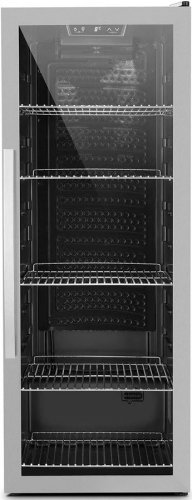 Nevera de bebidas Klarstein Beersafe 5XL 201L 0-10 °C Cristal A Acero inoxidable