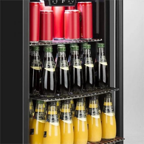 Nevera de bebidas Klarstein Beersafe 5XL 201L 0-10 °C Cristal A Acero inoxidable