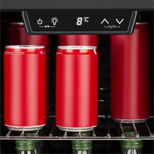 Nevera de bebidas Klarstein Beersafe 5XL 201L 0-10 °C Cristal A Acero inoxidable