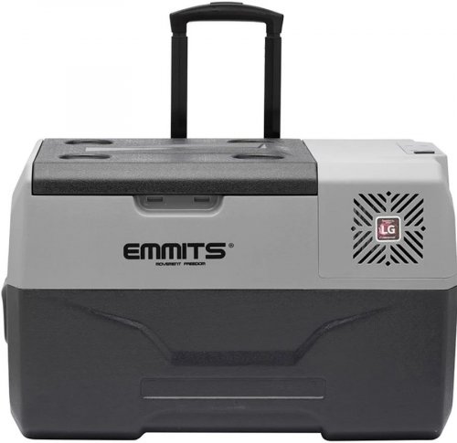 Nevera portátil Emmits 30L ruedas y asa compresor LG y app