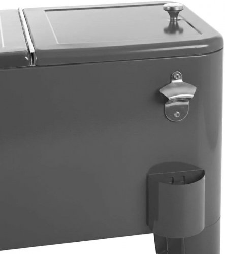 Nevera Portátil Fresh Gris Metal
