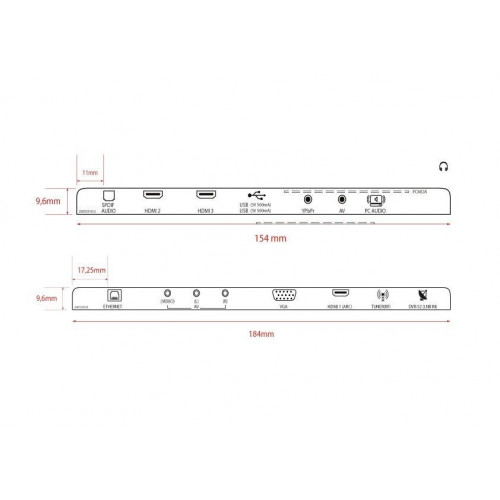 NEVIR NVR-8075-32RD2S-SMA-N Negro  - TV LED 32