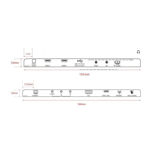 NEVIR NVR-8075-32RD2S-SMA-N  - TV + Soporte WF 2210