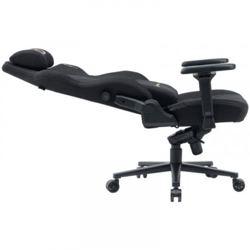 Newskill Banshee Pro Silla Gaming Tela Transpirable con Almohada Cervical Negra y Dorada