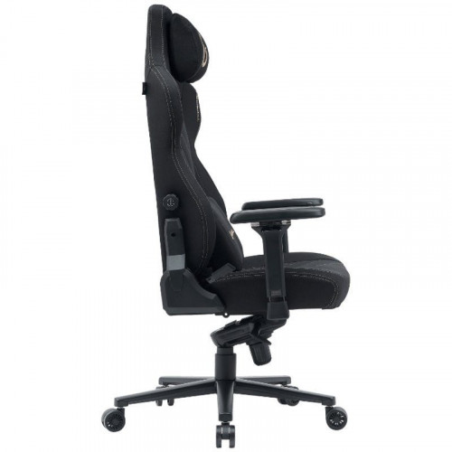 Newskill Banshee Pro Silla Gaming Tela Transpirable con Almohada Cervical Negra y Dorada