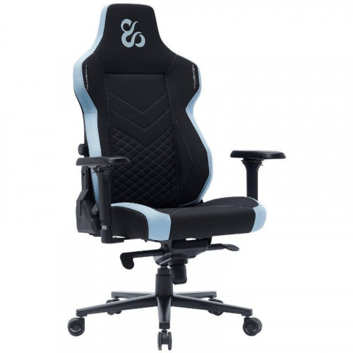 Newskill Banshee Pro Silla Gaming Tela Transpirable con Almohada Cervical Negra-Azul
