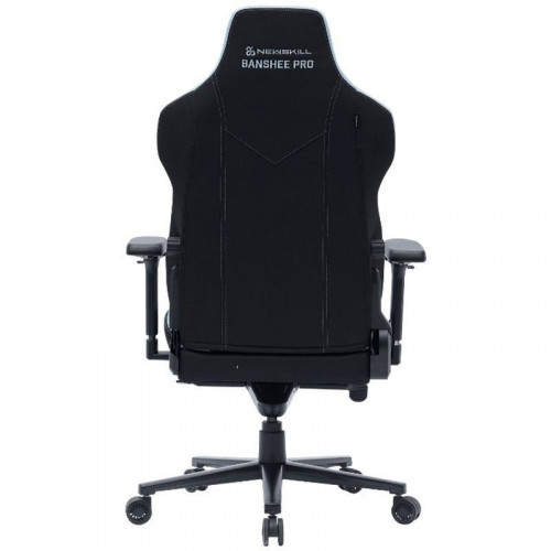 Newskill Banshee Pro Silla Gaming Tela Transpirable con Almohada Cervical Negra-Azul