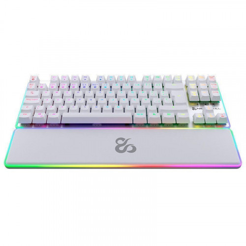 Newskill Gungnyr TKL Pro Ivory Teclado Optomecánico Gaming RGB Switches Gateron Red Intercambiables
