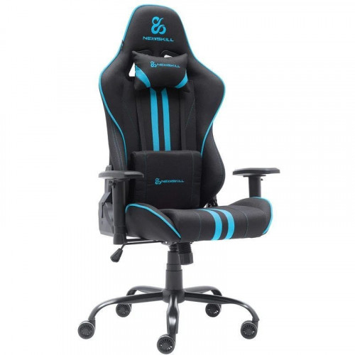 Newskill Kitsune V2 Silla Gaming Tela Transpirable Estructura Acero Negro-Azul
