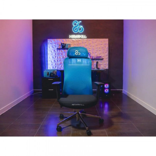 Newskill Nue Silla Gaming Ergonómica Malla Transpirable con Soporte Lumbar Gris