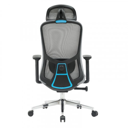 Newskill Nue Silla Gaming Ergonómica Malla Transpirable con Soporte Lumbar Gris