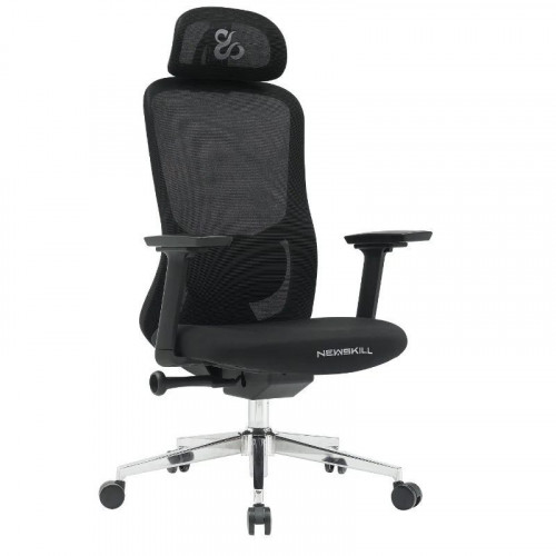 Newskill Nue Silla Gaming Ergonómica Malla Transpirable con Soporte Lumbar Negro