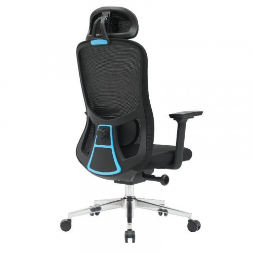 Newskill Nue Silla Gaming Ergonómica Malla Transpirable con Soporte Lumbar Negro