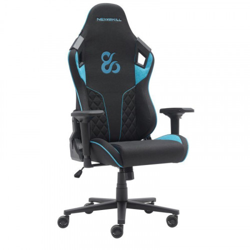 Newskill Takamikura V2 Silla Gaming Tela Transpirable Reclinable 180°con Reposabrazos 4D Azul