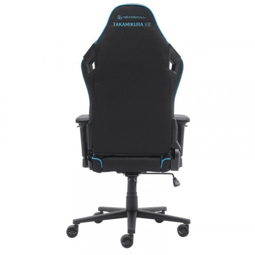 Newskill Takamikura V2 Silla Gaming Tela Transpirable Reclinable 180°con Reposabrazos 4D Azul