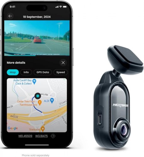 Nextbase Piqo 1k HD wifi bluetooth negro