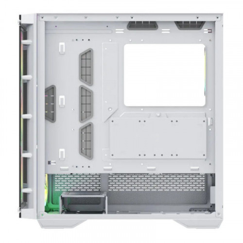 Nfortec DRACO X A-RGB Torre ATX 4 Ventiladores Cristal Templado USB 3.2 Soporte GPU Blanca