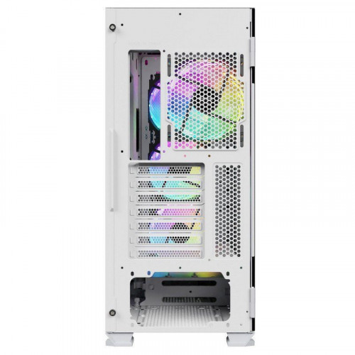 Nfortec Krater X ARGB Torre ATX Cristal Templado 4 Ventiladores Soporte E-ATX Blanca