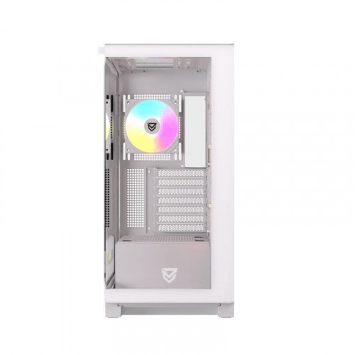 Nfortec Ursa ARGB Semi Torre E-ATX Doble Cristal Templado USB-C Blanca