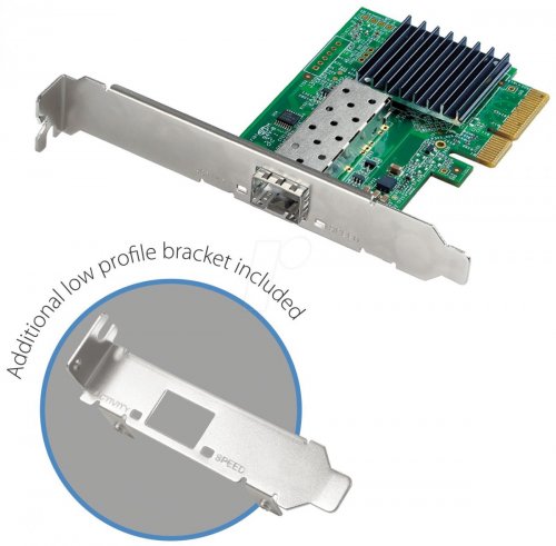 NIC, PCI Express, 10 Gigabit Ethernet, 1x SFP+