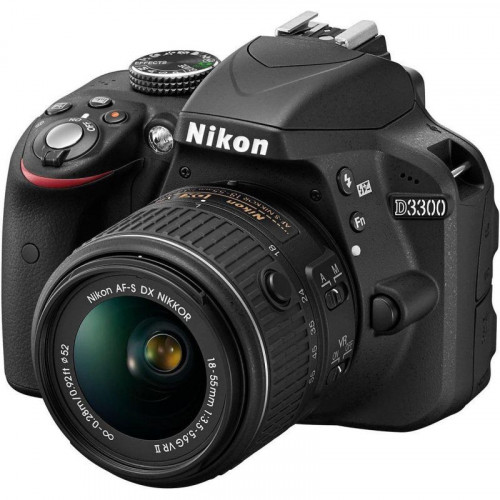 Nikon D3300 24.2MP + Objetivo AF-S DX NIKKOR 18-55mm f/3.5-5.6G VR II