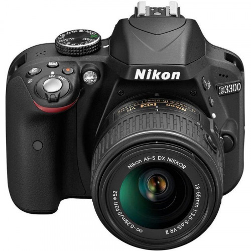 Nikon D3300 24.2MP + Objetivo AF-S DX NIKKOR 18-55mm f/3.5-5.6G VR II