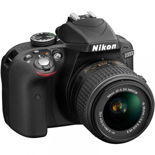 Nikon D3300 24.2MP + Objetivo AF-S DX NIKKOR 18-55mm f/3.5-5.6G VR II