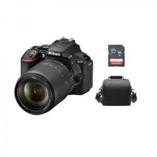 Nikon D5600 Kit AF-S 18-140mm F3.5-5.6g ED VR DX + Bolsa + SD 16go