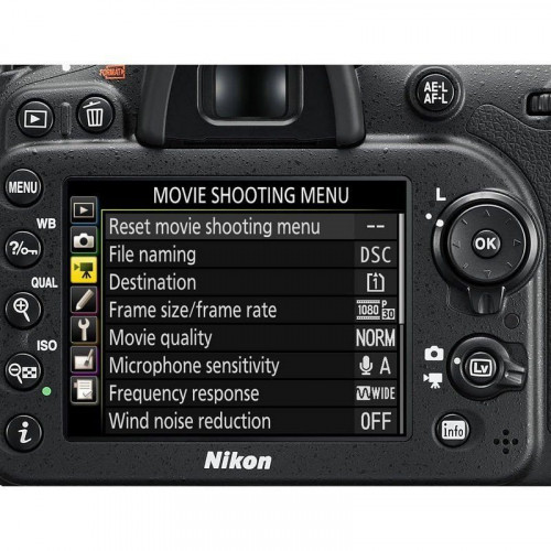 Nikon D7200 24.2MP Cuerpo de la Cámara SLR CMOS WiFi Negro