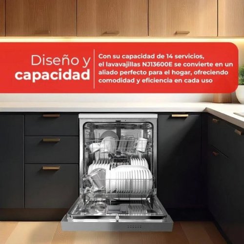Nilson Lavavajillas Nilson Nj13600e 14 Cubiertos