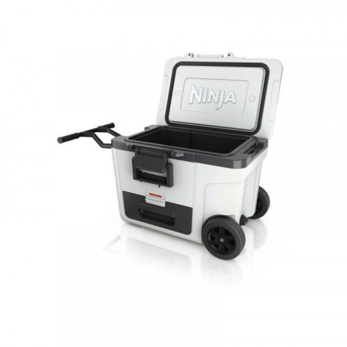 Ninja Frostvault 42 L Nevera Portátil Rodante Con Zona Seca Refrig., Hasta 4,5°c, Ruedas Todoterreno Y Cierre Seguro Fb245euwh Blanca