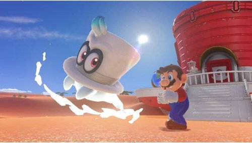 Nintendo 10011123 switch red + super mario odyssey videoconsola p