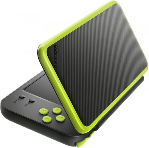 nintendo handheld console New nintendo 2ds xl Black and lime green