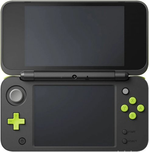 nintendo handheld console New nintendo 2ds xl Black and lime green