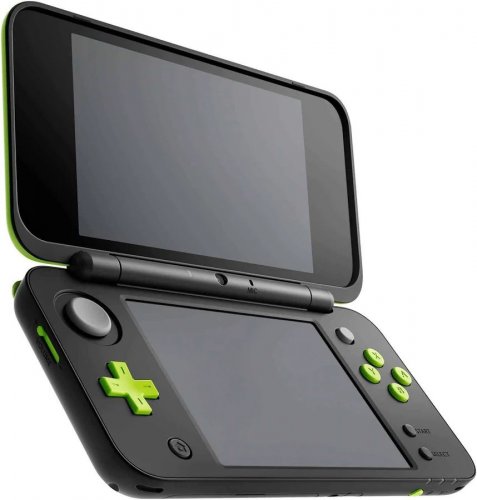 nintendo handheld console New nintendo 2ds xl Black and lime green