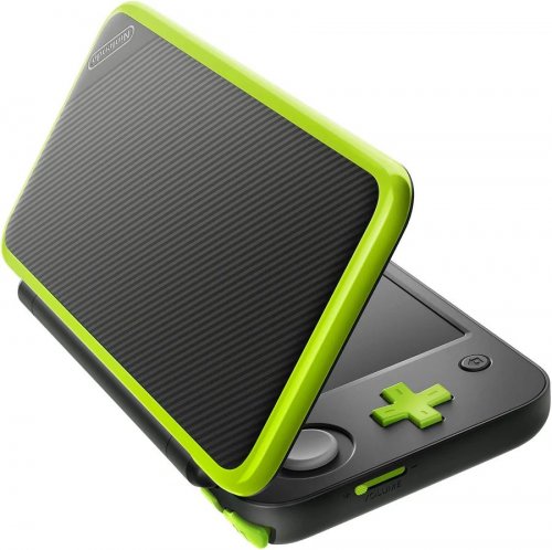 nintendo handheld console New nintendo 2ds xl Black and lime green