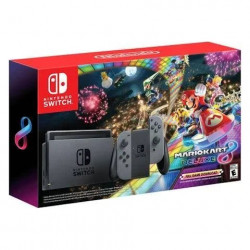 Nintendo Switch and Mario Kart 8 Deluxe Bundle Gray Joy-Cons