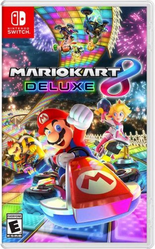 Nintendo Switch and Mario Kart 8 Deluxe Bundle Gray Joy-Cons