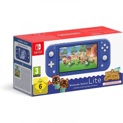 Nintendo Switch Lite Azul+Animal Crossing: New Horizons