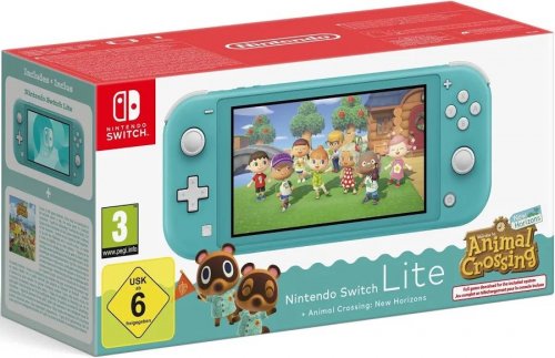 Nintendo Switch Lite Turquesa + Animal Crossing